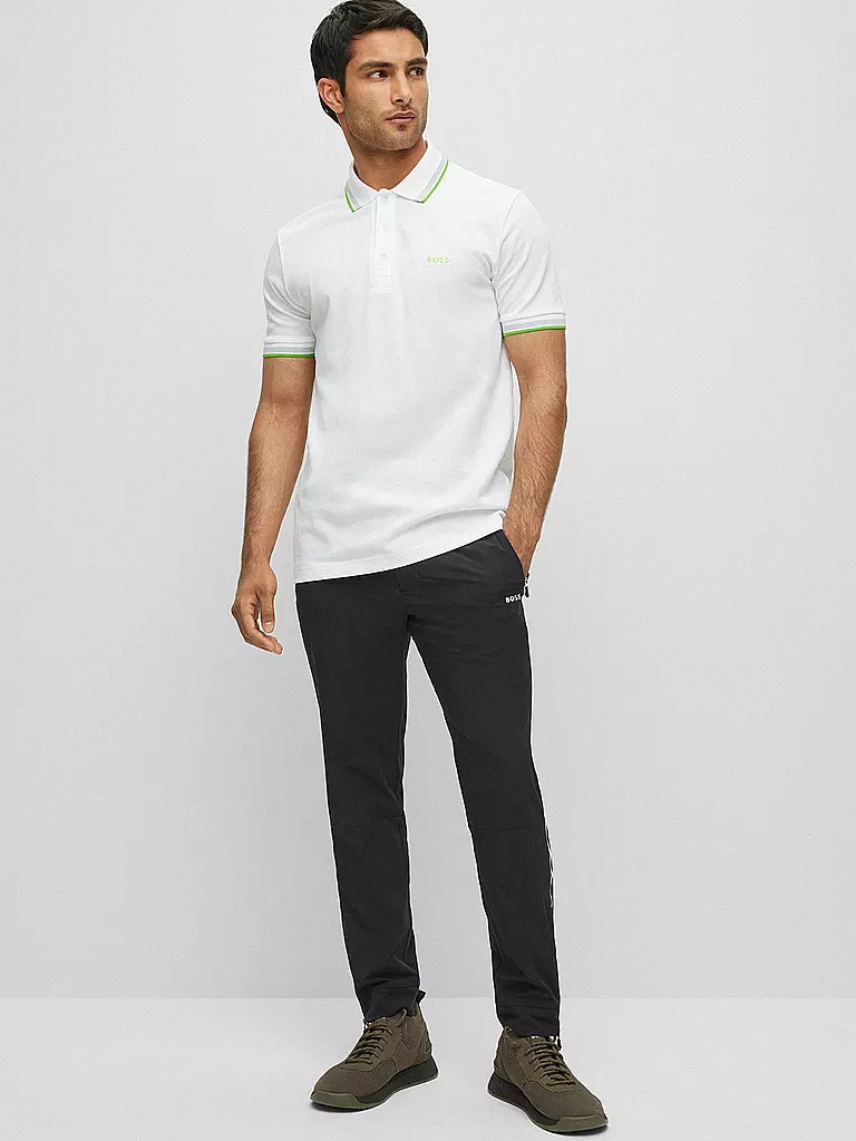 BOSS Poloshirt Regular Fit PADDY weiss