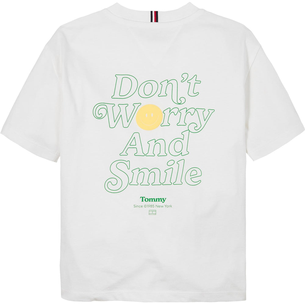 Køb Tommy Hilfiger White Fun Graphic T-Shirt