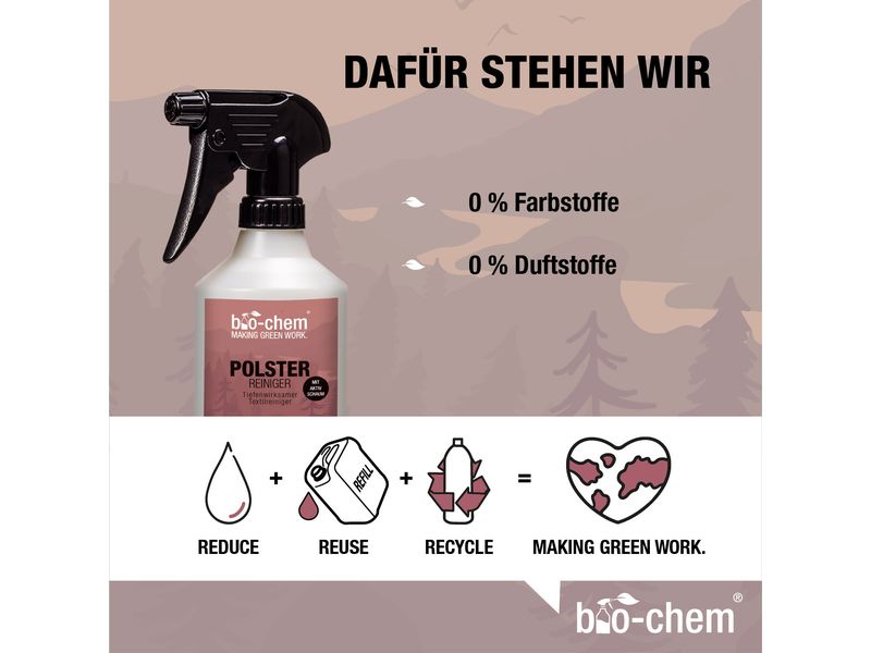 Bio Chem Polsterreiniger 500 ml Zuverlässiger Reiniger für Polster und Textilien