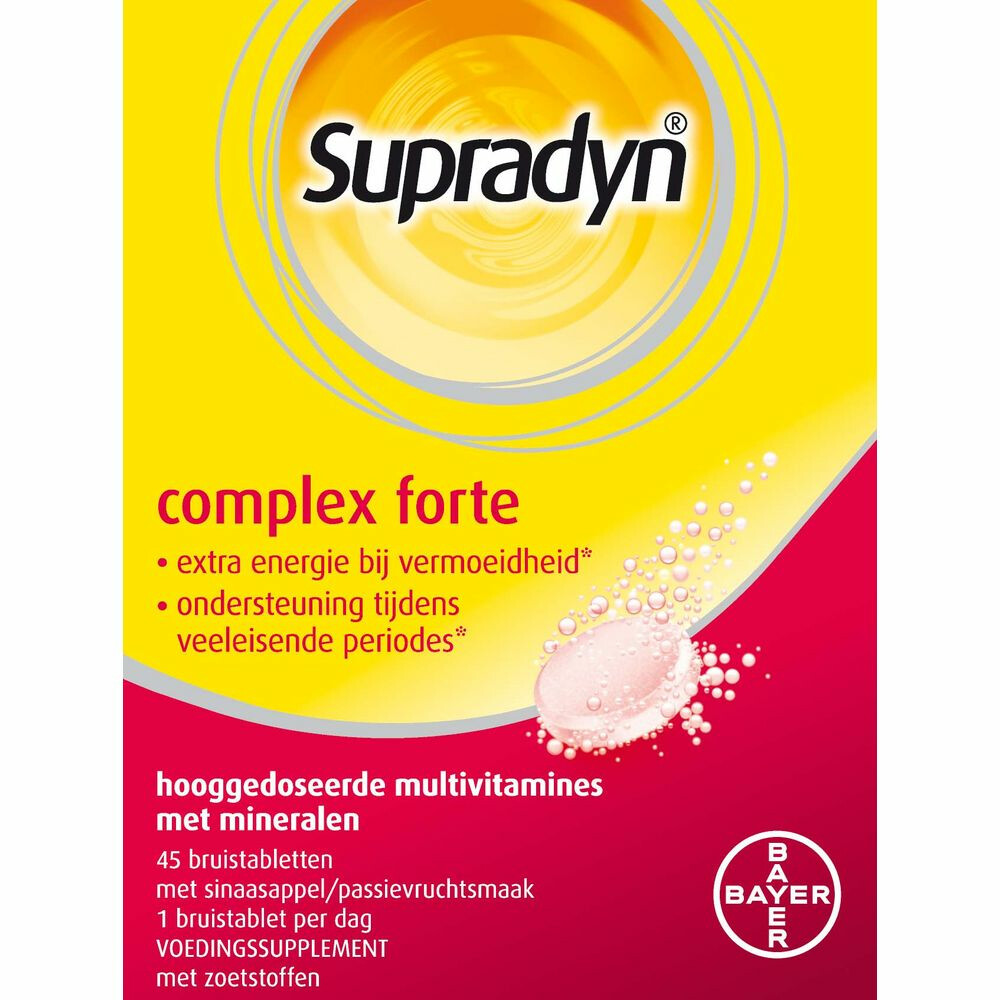 2x Supradyn Complex Forte45 bruistabletten