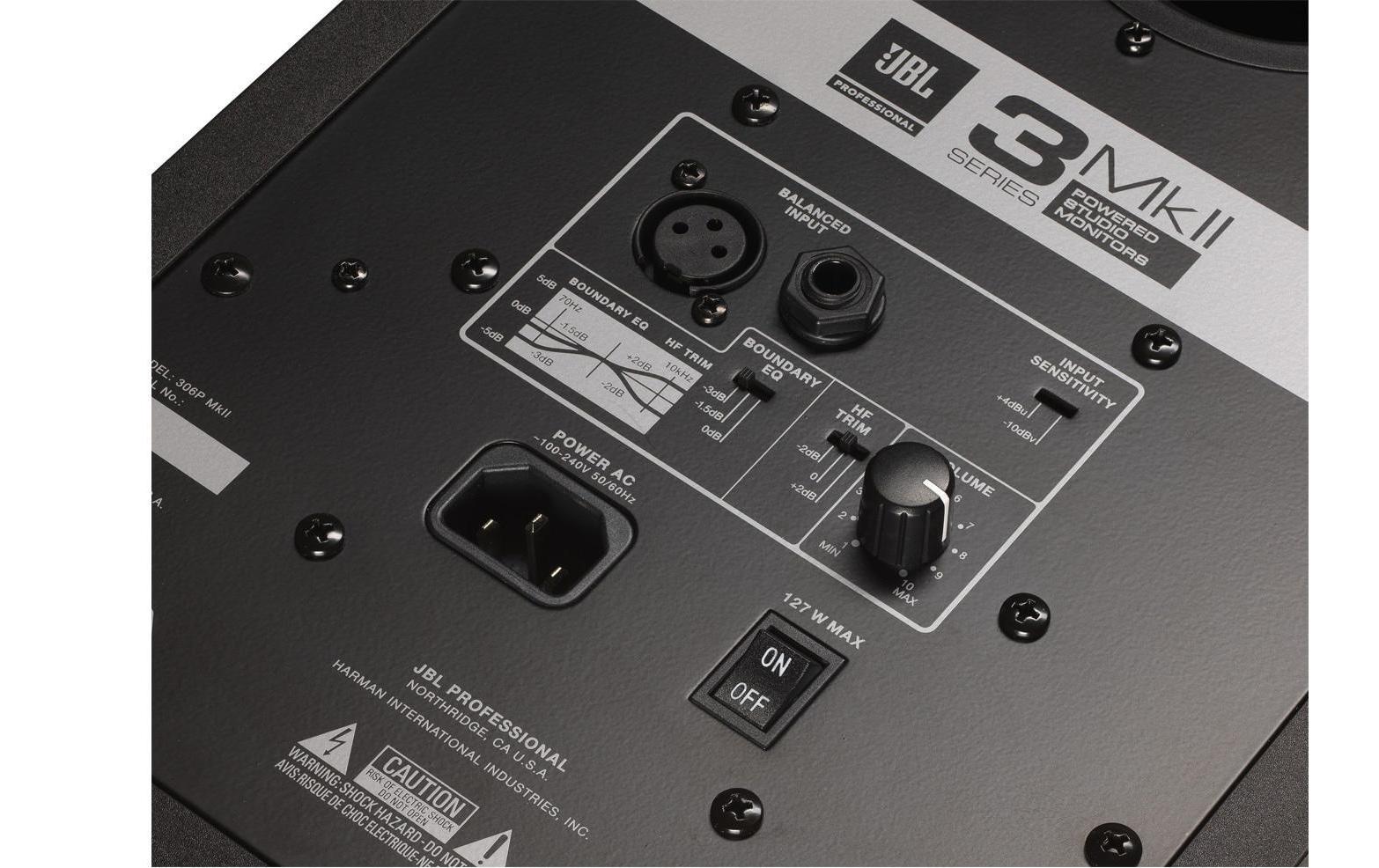 Studiomonitor LSR 305P MkII Schwarz<br>Aktiver Studiolautsprecher