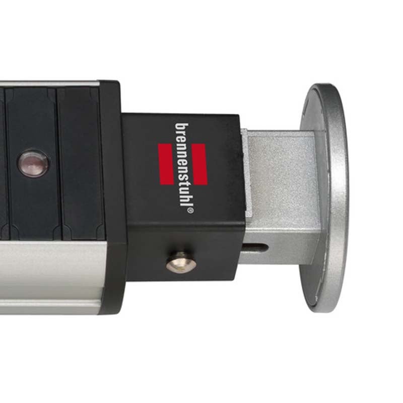 Brennenstuhl Tower Power 1396200003 stekkerdoos 3-voudig inbouw 2 meter zwart/zilver