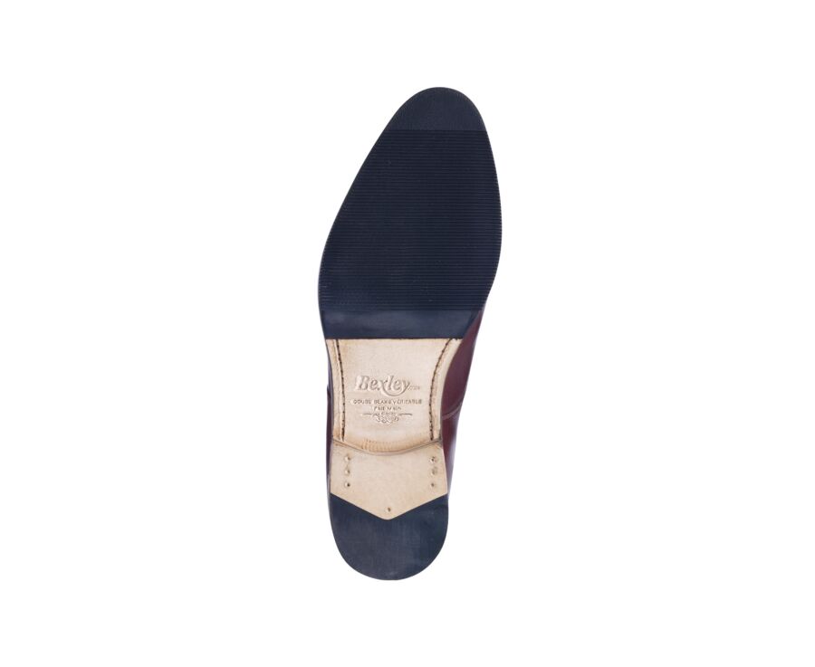 Derbies homme Bordeaux semelle cuir avec patin - MAYFAIR CLASSIC PATIN