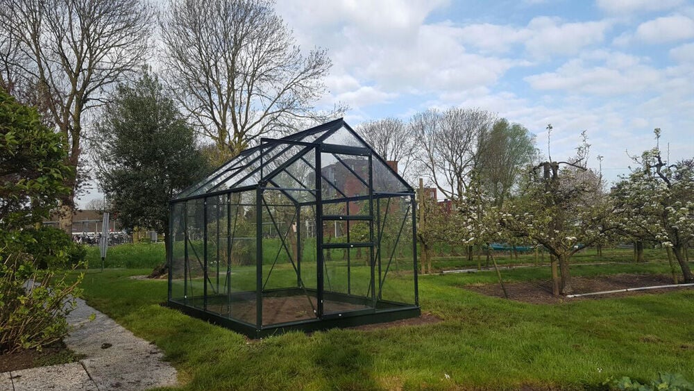Halls Popular 86 - Tuinkas - groen - 196x193x257 cm - Tuindersglas