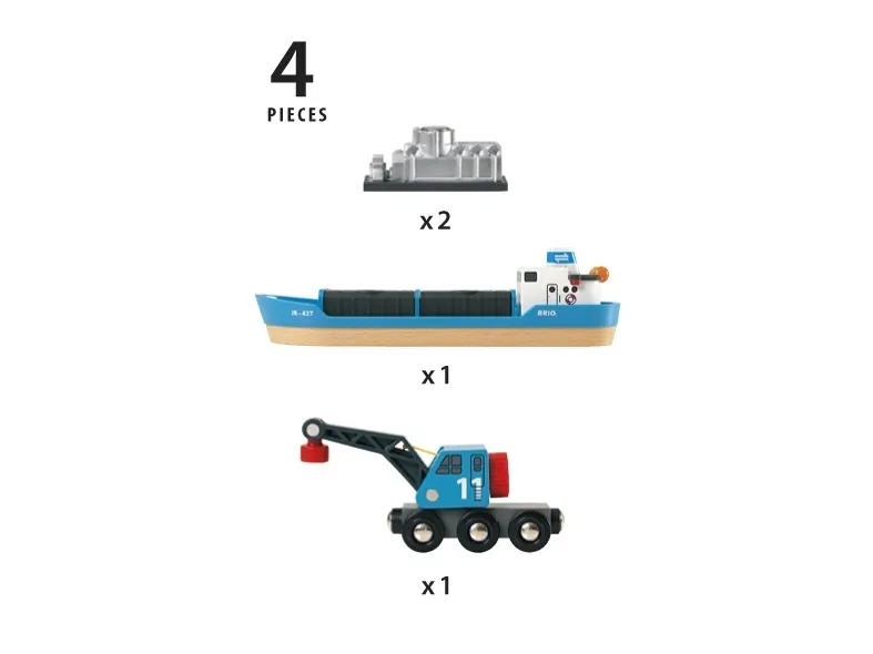 BRIO 33534 Containerskib