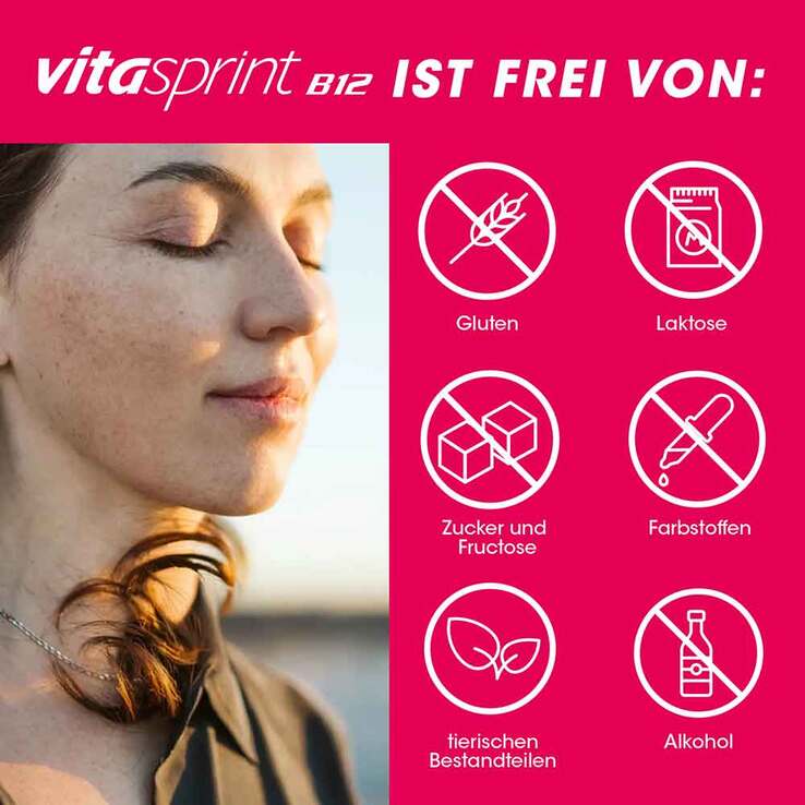 vitasprint B12 Trinkfläschchen mit Vitamin B12 für mehr Energie, 10 St