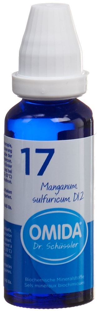 Omida Nr17 Manganum sulfuricum 12 D<br>30 ml, Flasche, Dilution