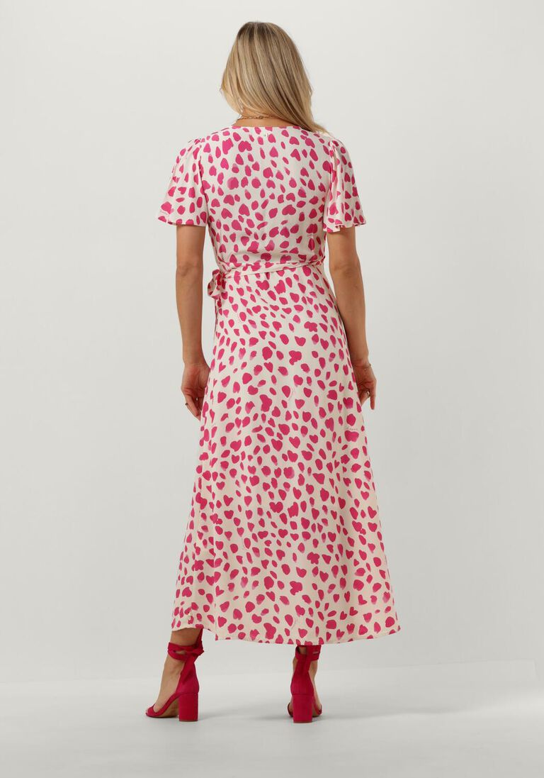 FABIENNE CHAPOT ecru fabienne chapot midi jurk archana butterfly dress