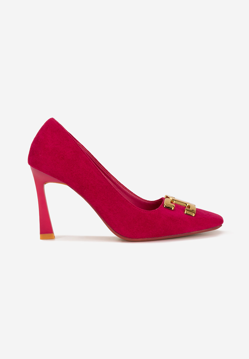 Chaussures à talon fin roses Cenia