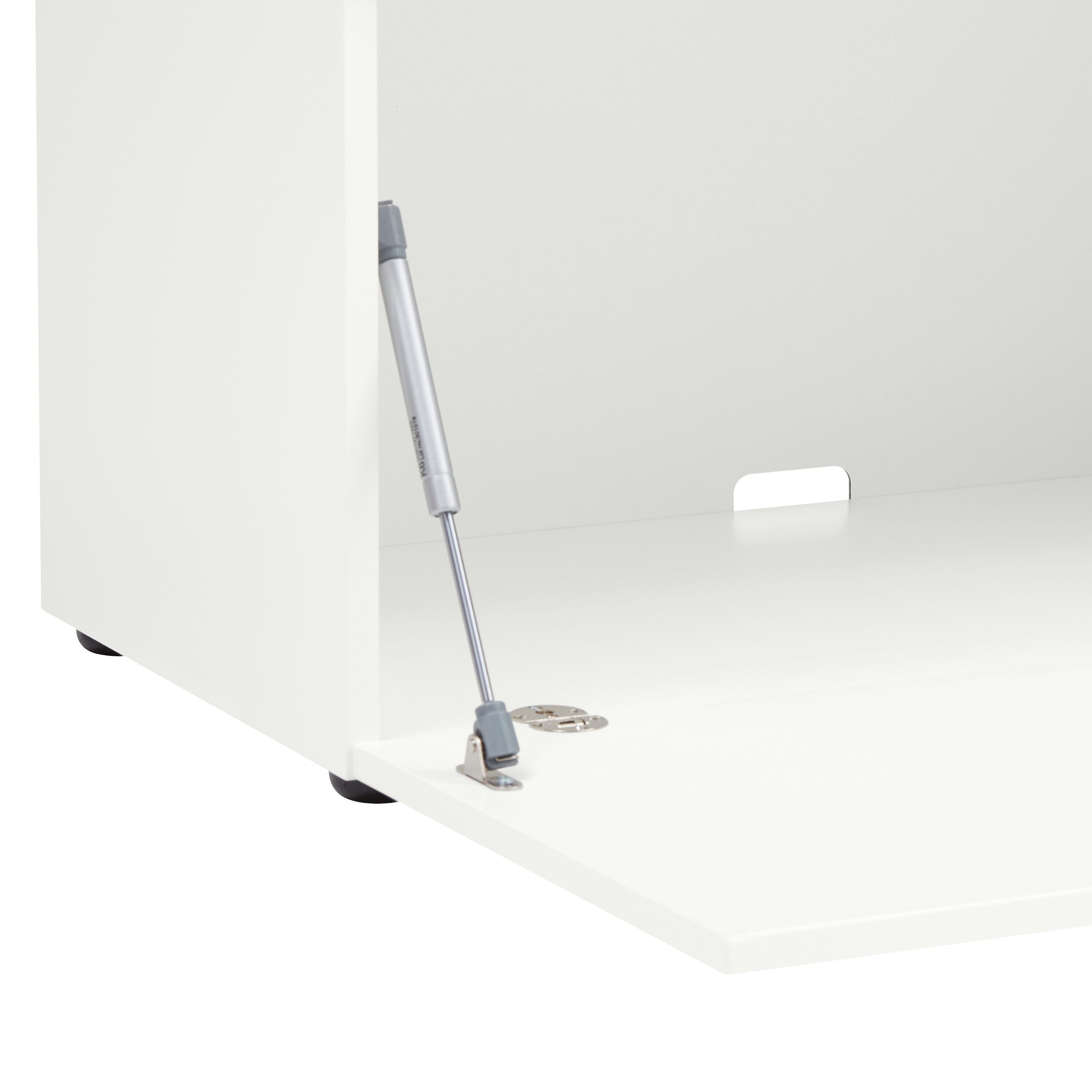 TILL Lowboard - Weiss / Anthrazit / B: 168.0 cm x T: 41.0 cm x H: 38.4 cm