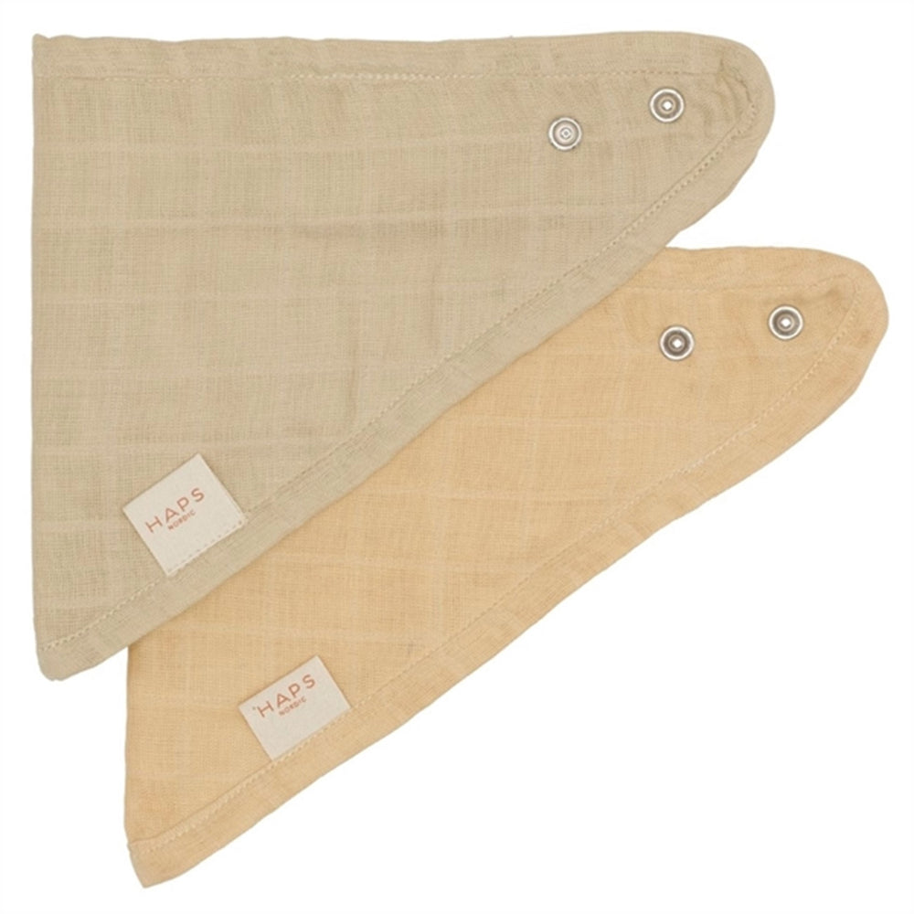 Køb Haps Nordic Sui Muslin Mini Hagesmæk 2-pak Summer Mix