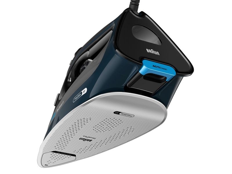 Braun Dampfbügeleisen TexStyle 9 SI 9684 DB Bügeleisen mit einer Leistung von 2400 Watt