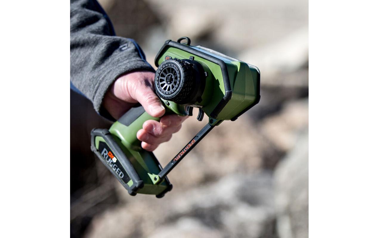 Fernsteuerung DX5 Rugged Grün<br>Die ideale Wahl für alle Off-Road-Piloten