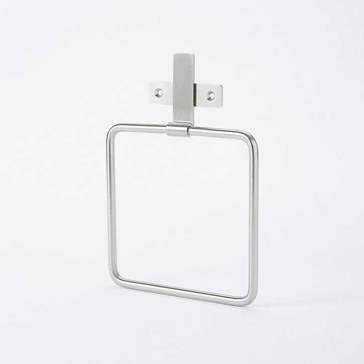 Porte-serviettes anneau Amantea inox brossé GoodHome