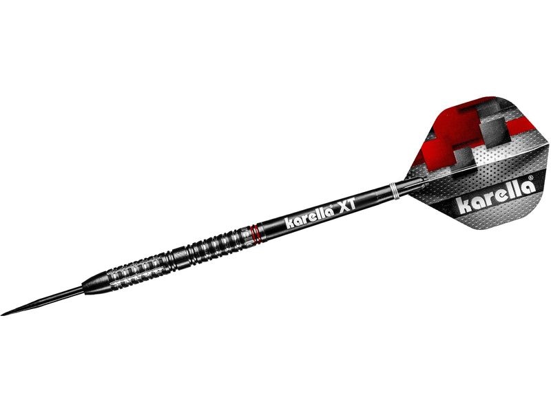 Karella Dartpfeile Steeldart SuperDrive 22g, 3 Stück – Schw 90% Tungsten Dartpfeile