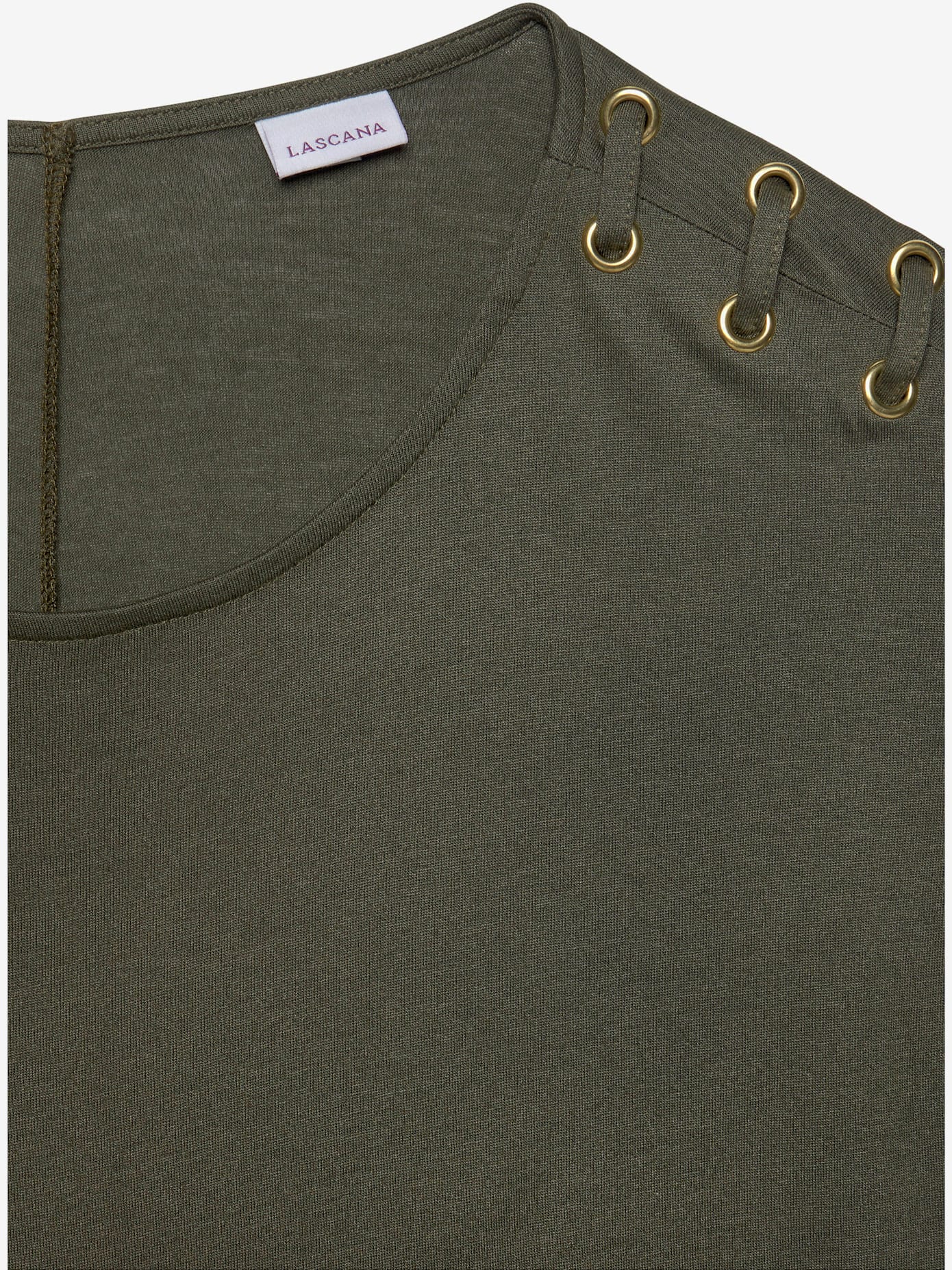 T-shirt à manches courtes large encolure ronde