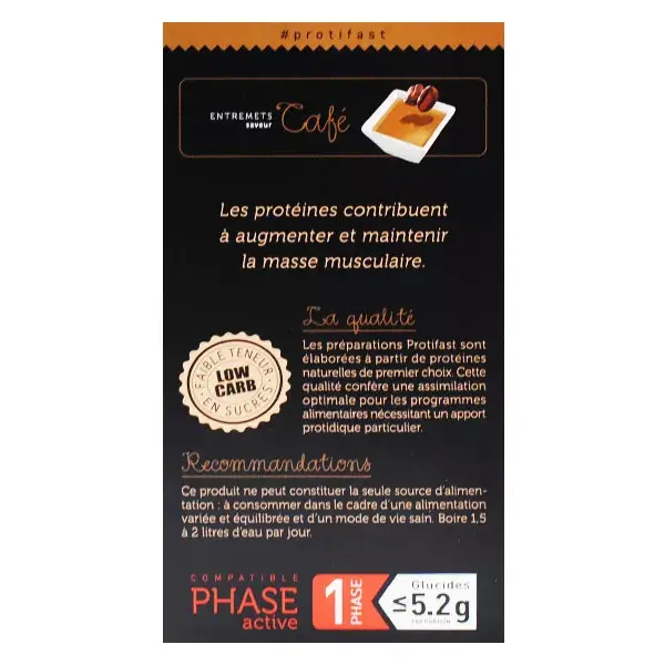 Protifast Sobremesa de Café com Alto Teor de Proteína - 7 sachês