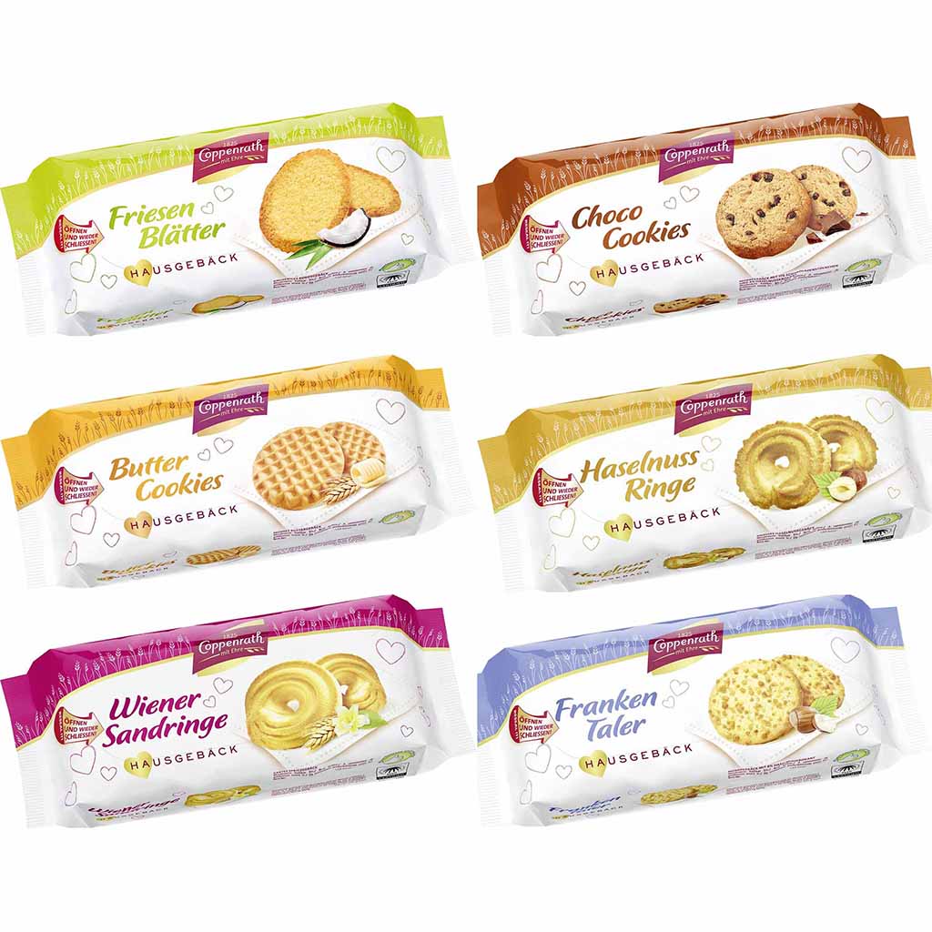 Coppenrath Hausgebäck Gebäck Mischung 6x200g=1200g MHD:1.7.25
