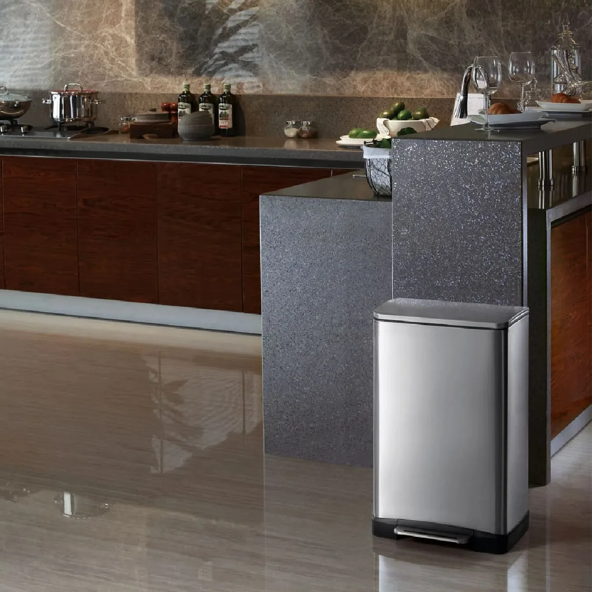 EKO E-Cube 40L - Argenté Mat