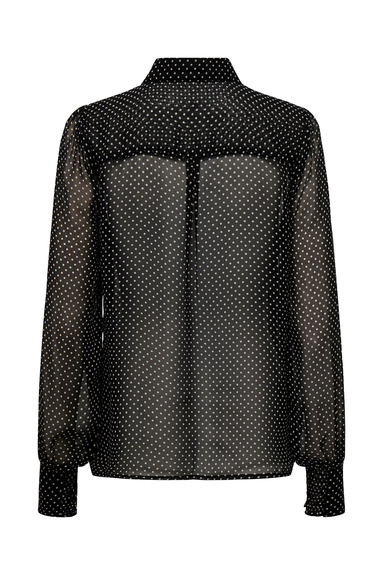 camisa de mangas volumosas