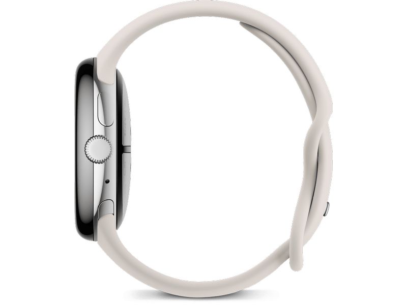 Google Pixel Watch 3 WLAN 45 mm Beige Schlanke Smartwatch mit erweitertem Gesundheits- und Schlaftracking