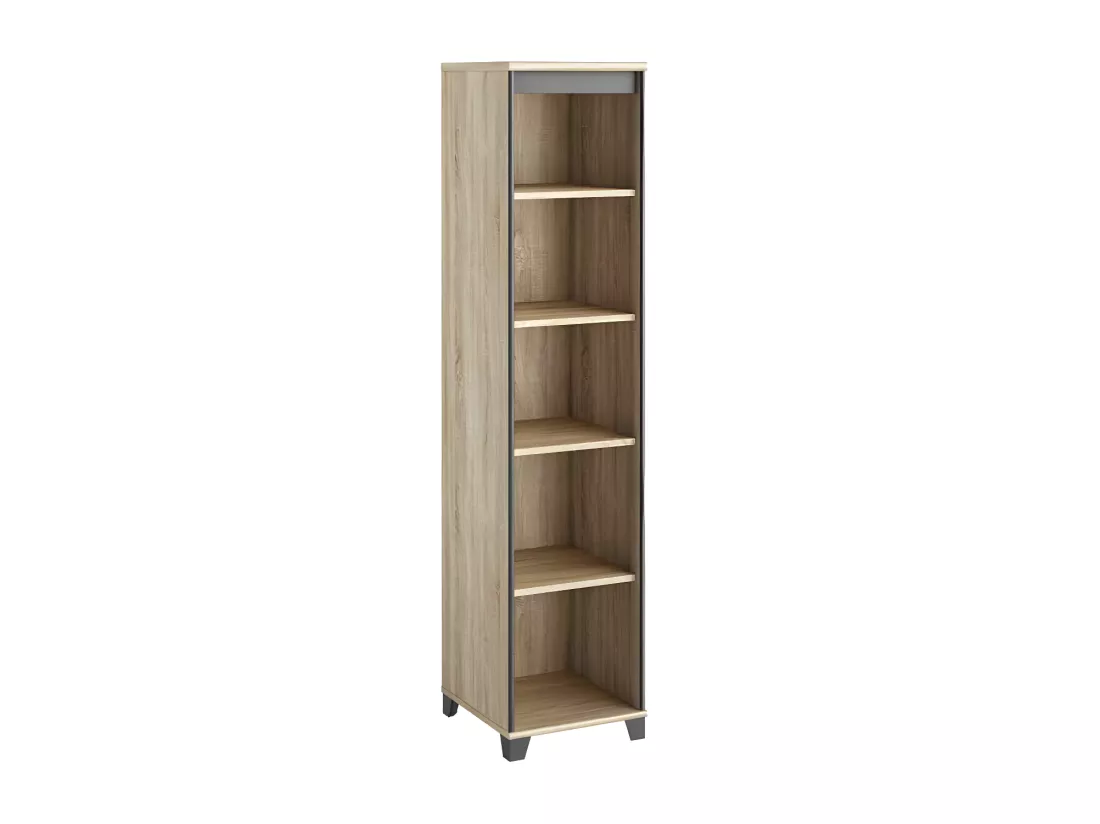 Bibliothèque de bureau Bois/Noir - HUGUES
