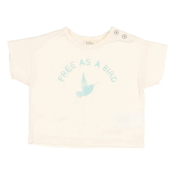 Búho T-shirt Bird | Ecru