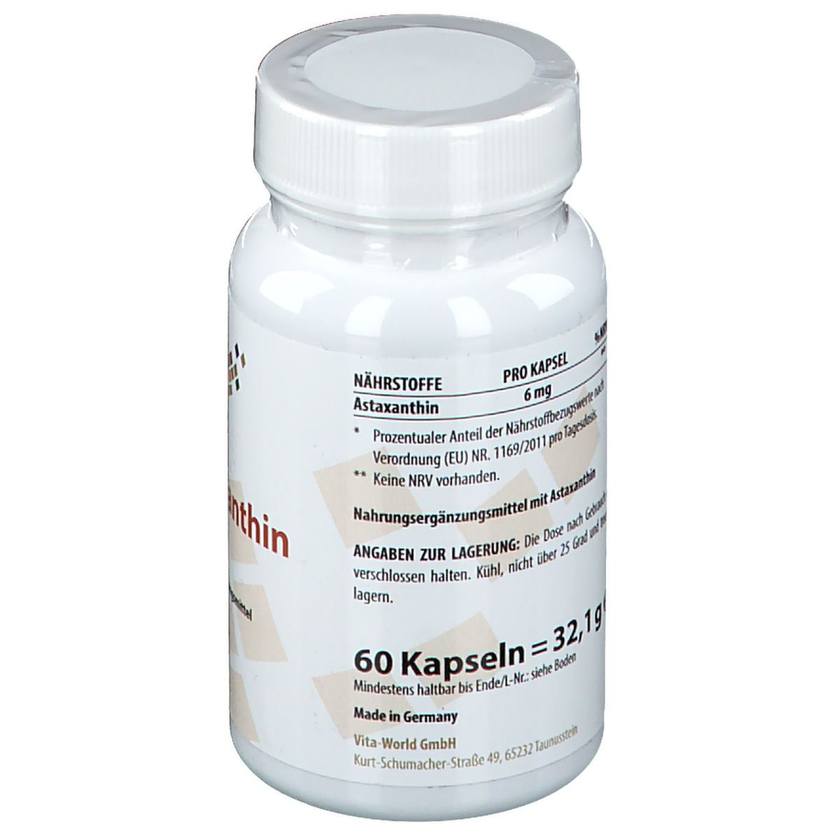 Astaxanthin 6 mg