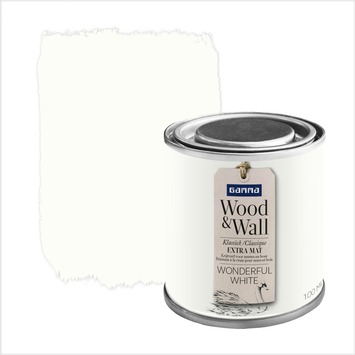 GAMMA Wood&Wall krijtverf Wonderful White 100 ml