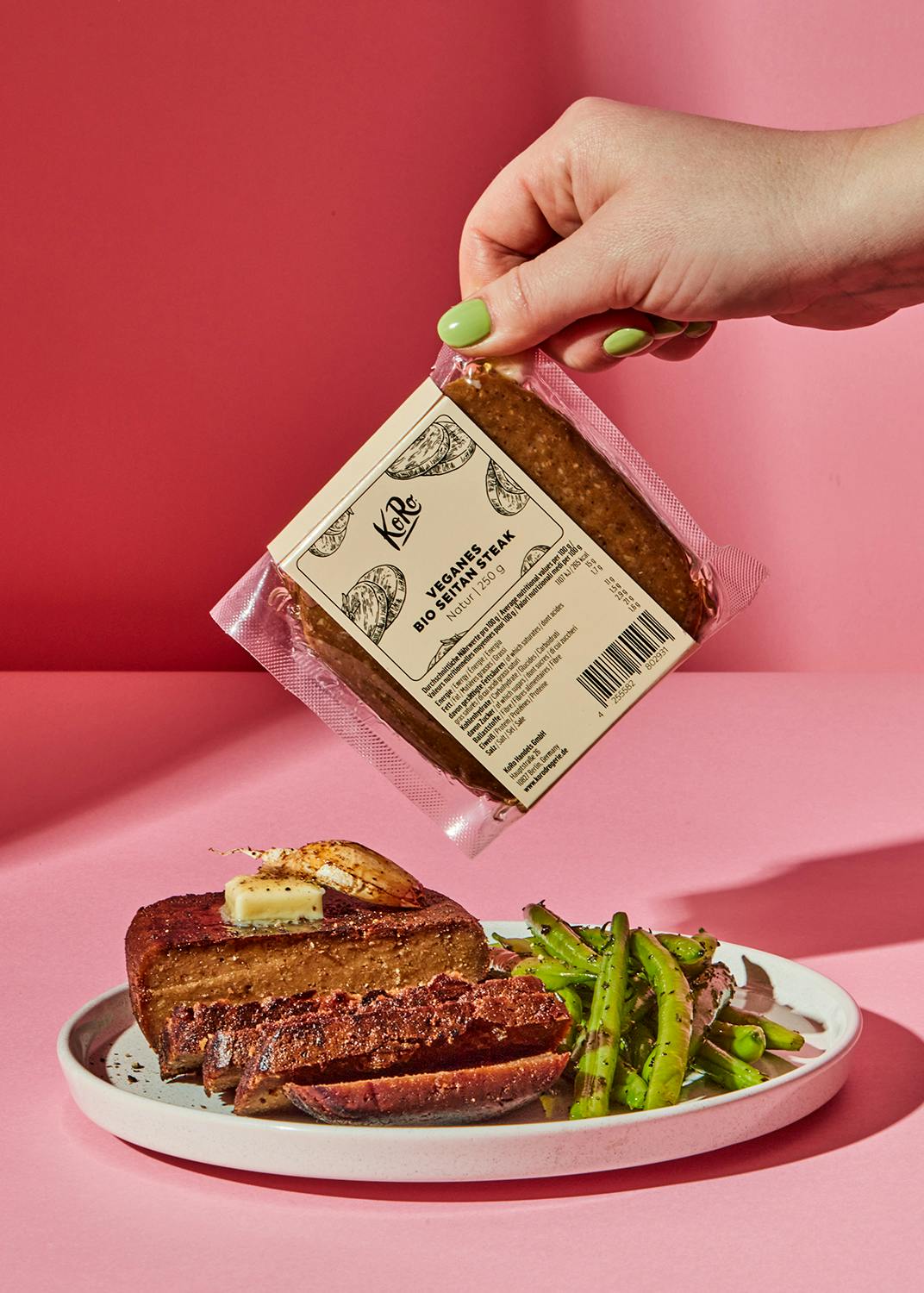 Veganes Bio Seitan Steak Natur 250 g