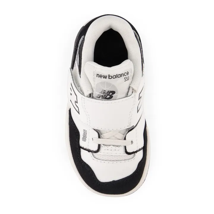 New Balance Baskets Lacets et Scratchs 550 Classic | Noir