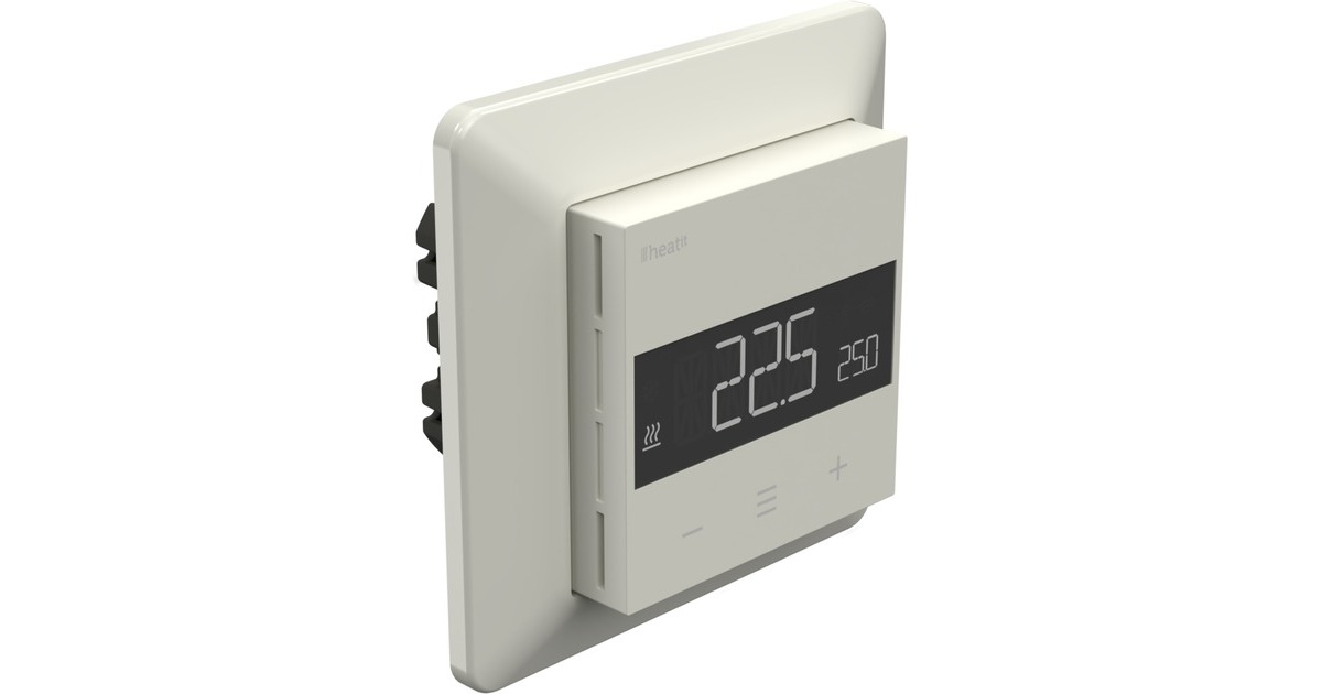 heat itZ-TRM6 White RAL 9010 thermostaat  (Wit, 3600W, 16A, Z-Wave)