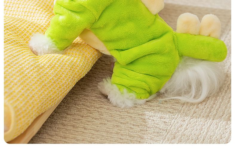 Cissilli - Dinosaurus flanellen huisdier overall