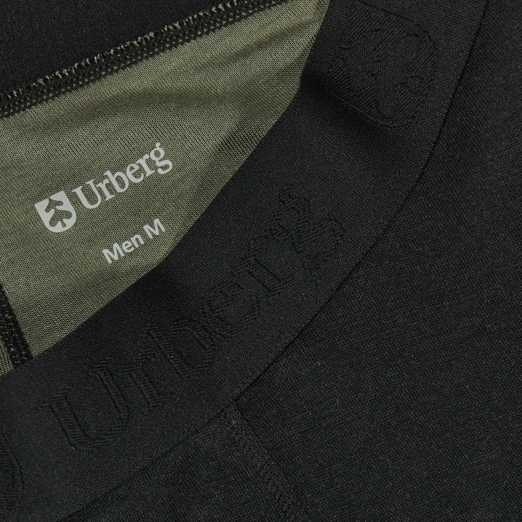 Urberg Merino-Bamboo Base Layer Pant Men Black/Green