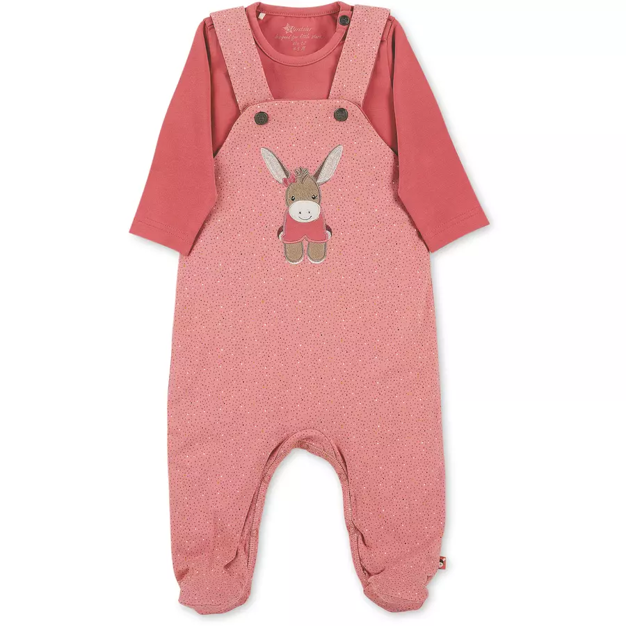 Sterntaler Strampler-Set Jersey Emmily hellrot