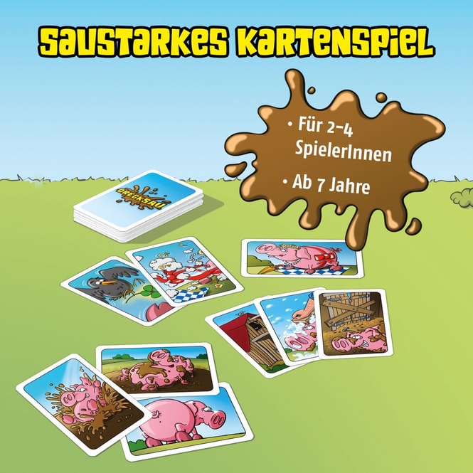 Drecksau Total - Das Kartenspiel plus sauschöne Erweiterung