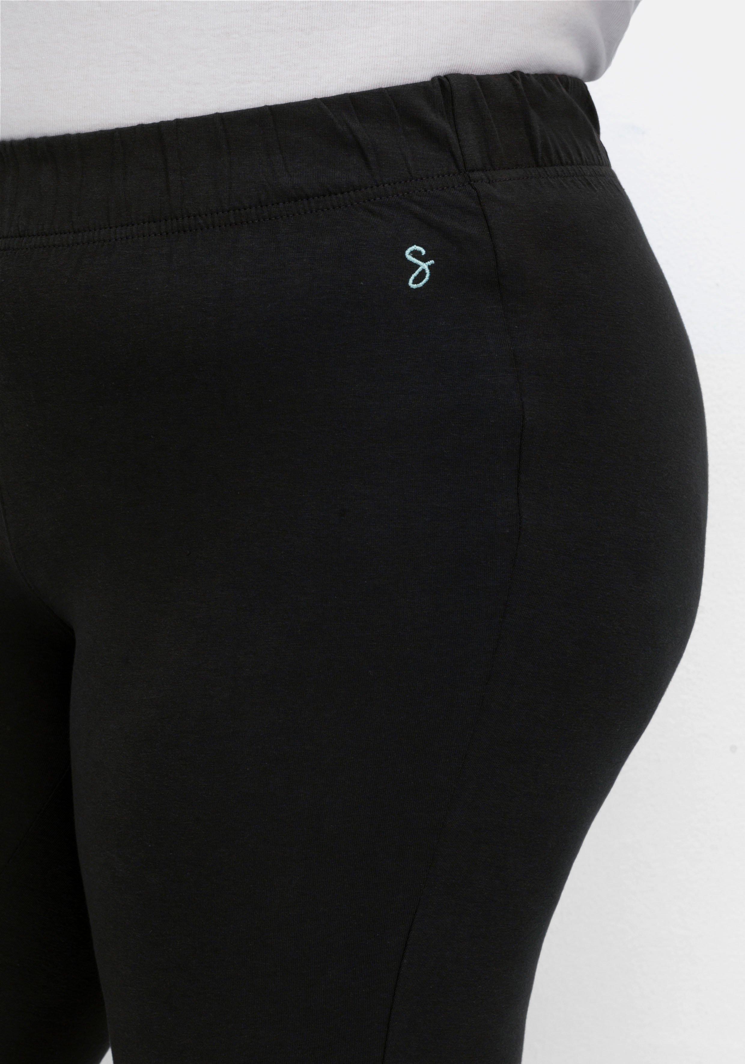 Doppelpack Relax-Leggings in Knöchellänge