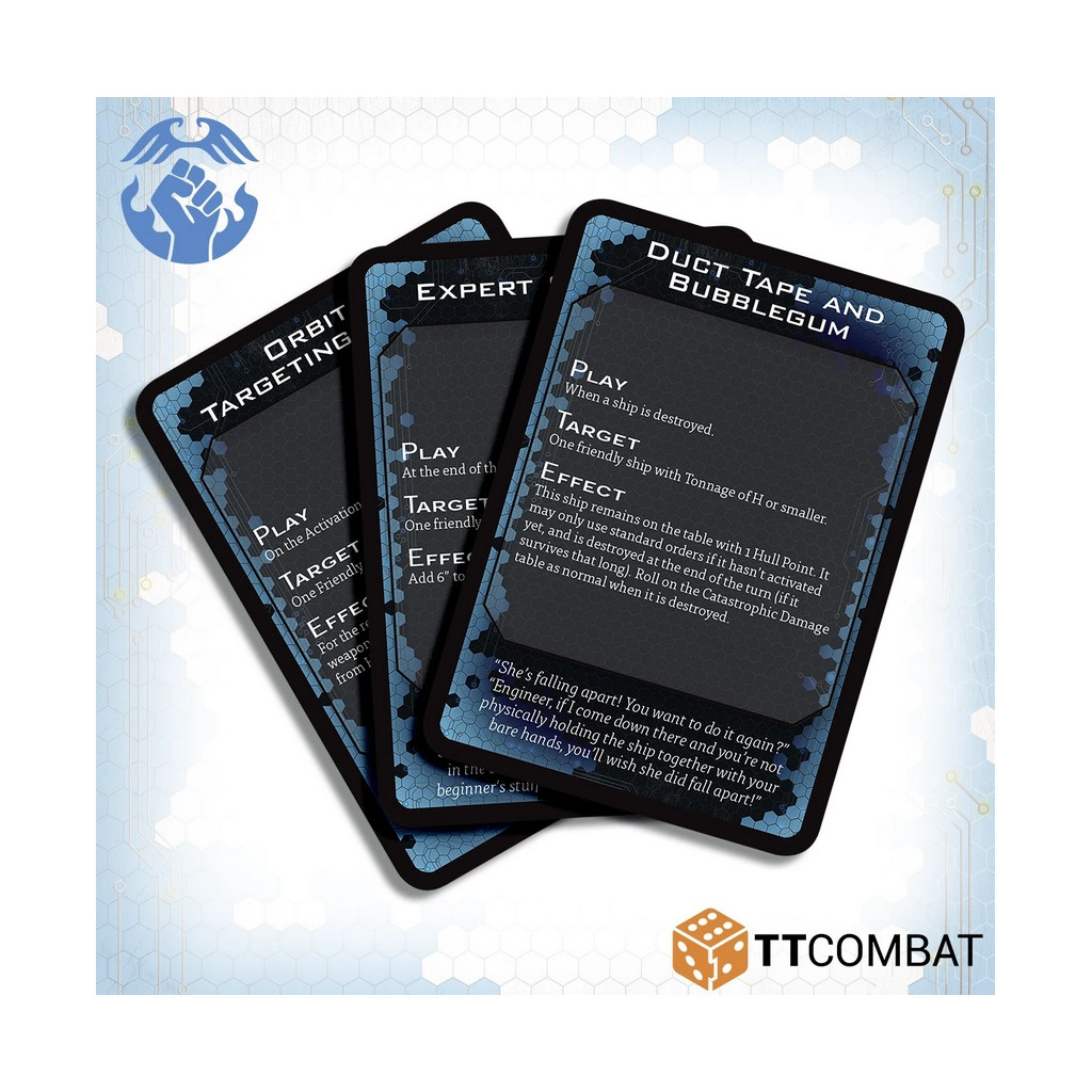 Dropfleet Commander - Resistance Command Cards