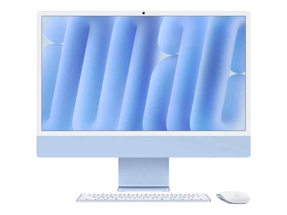 Apple iMac with 4.5K Retina display - Alt-i-én M4 - RAM 16 GB - SSD 256 GB - Apple M4 8-core - IEEE 802.11ax (Wi-Fi 6E), Bluetooth 5.3 - macOS Sequoia 15.0 - skærm: LED 24