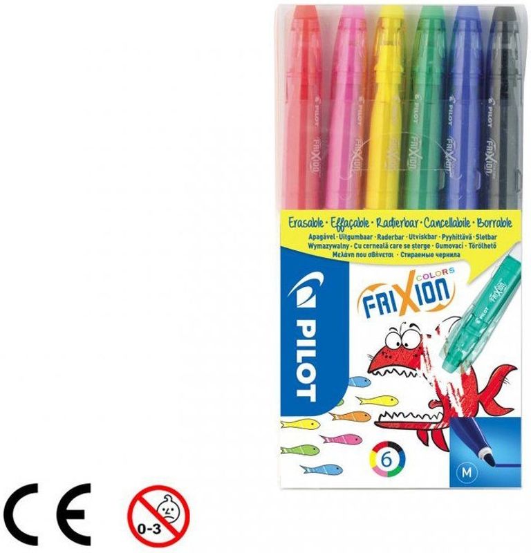 Pilot - FriXion Colors - Viltstiften - Assorti - 6 Stuks