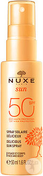 Nuxe Sun Spray Solaire Délicieux IP50 Visage Et Corps 50ml