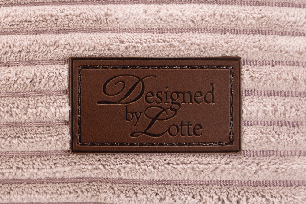 Designed by Lotte hondenkussen Ribbed roze 120 x 80 x 15 cm