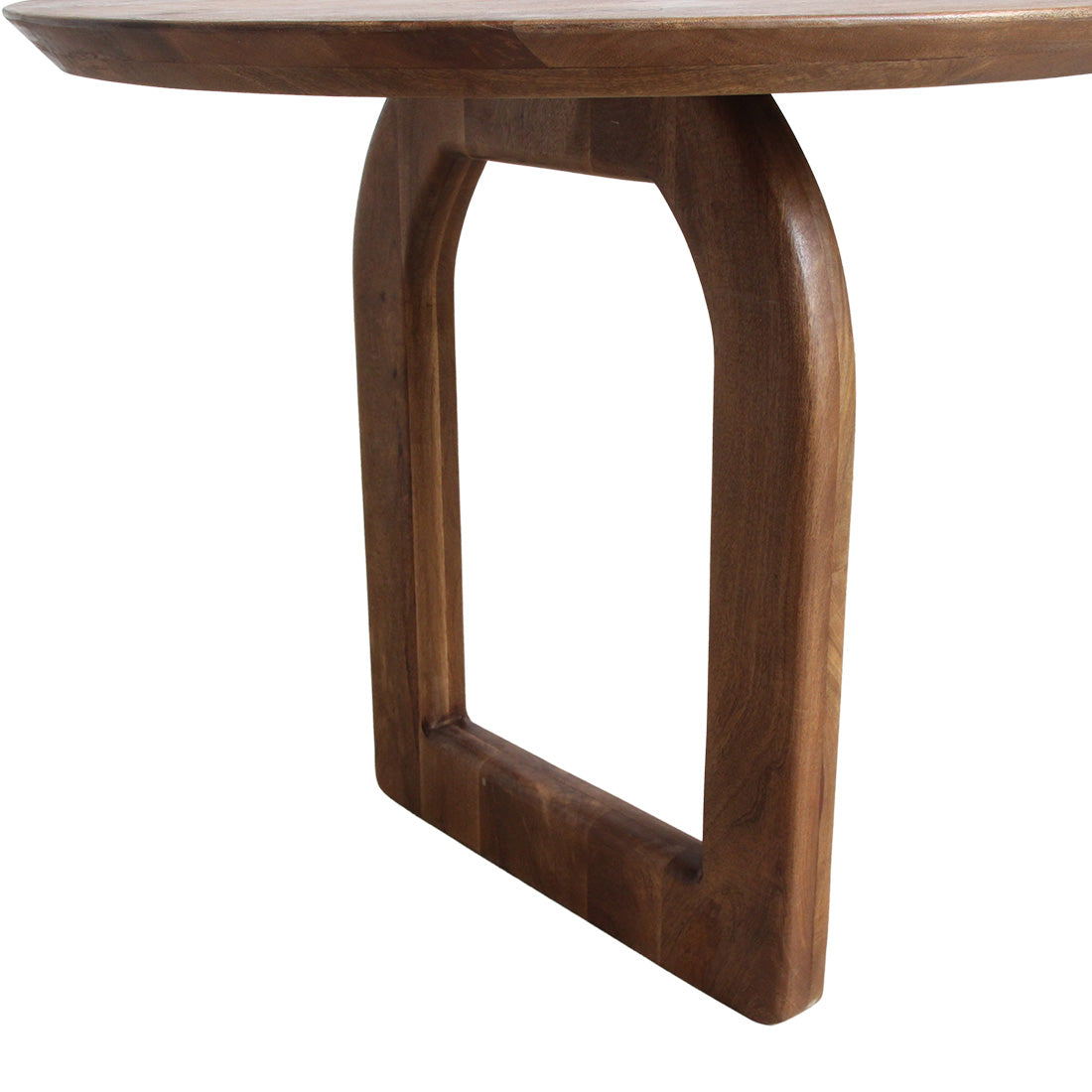 Raw Materials Bullnose eettafel mix onderstel bruin 240 cm