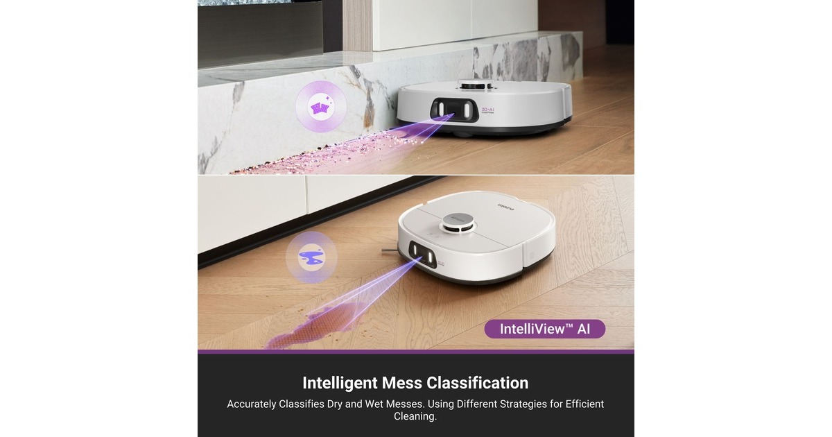 EurekaJ15 Pro Ultra robotstofzuiger  (Wit)