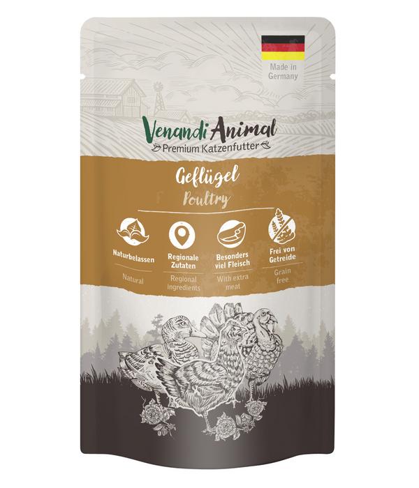 Venandi Animal Nassfutter für Katzen Adult,
