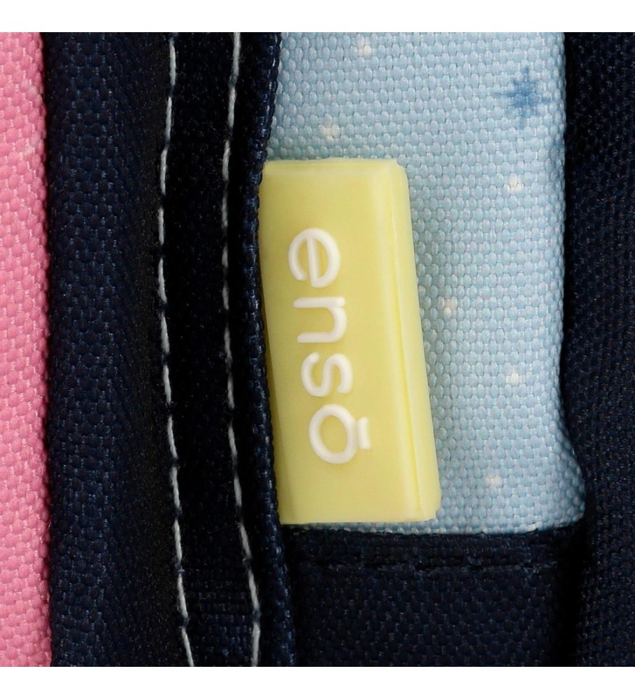 Mochila pequena Enso, Enso, sonhos se tornam realidade, adaptável, multicolorida