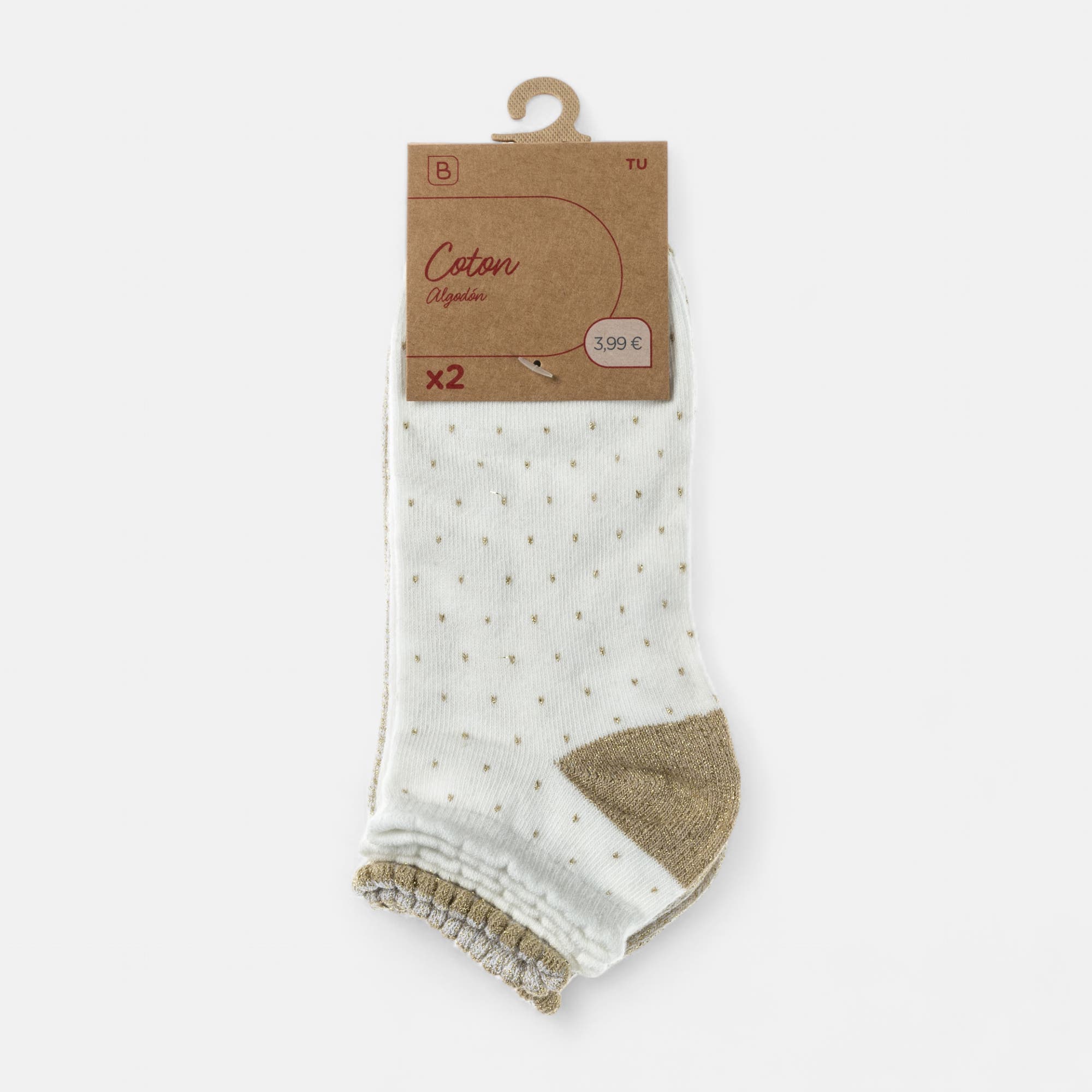 Chaussettes Femme or