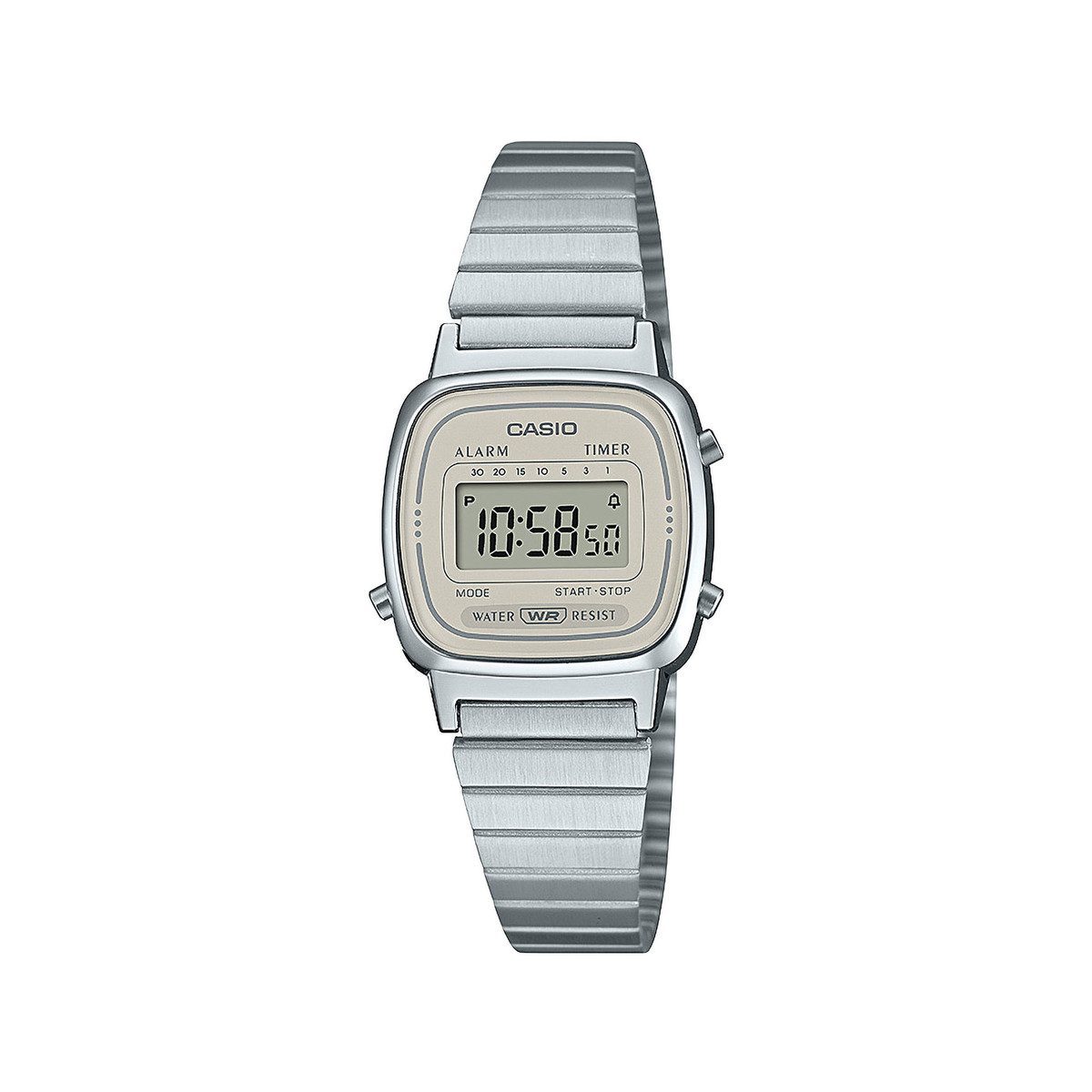 Montre CASIO VINTAGE femme bracelet acier inoxydable