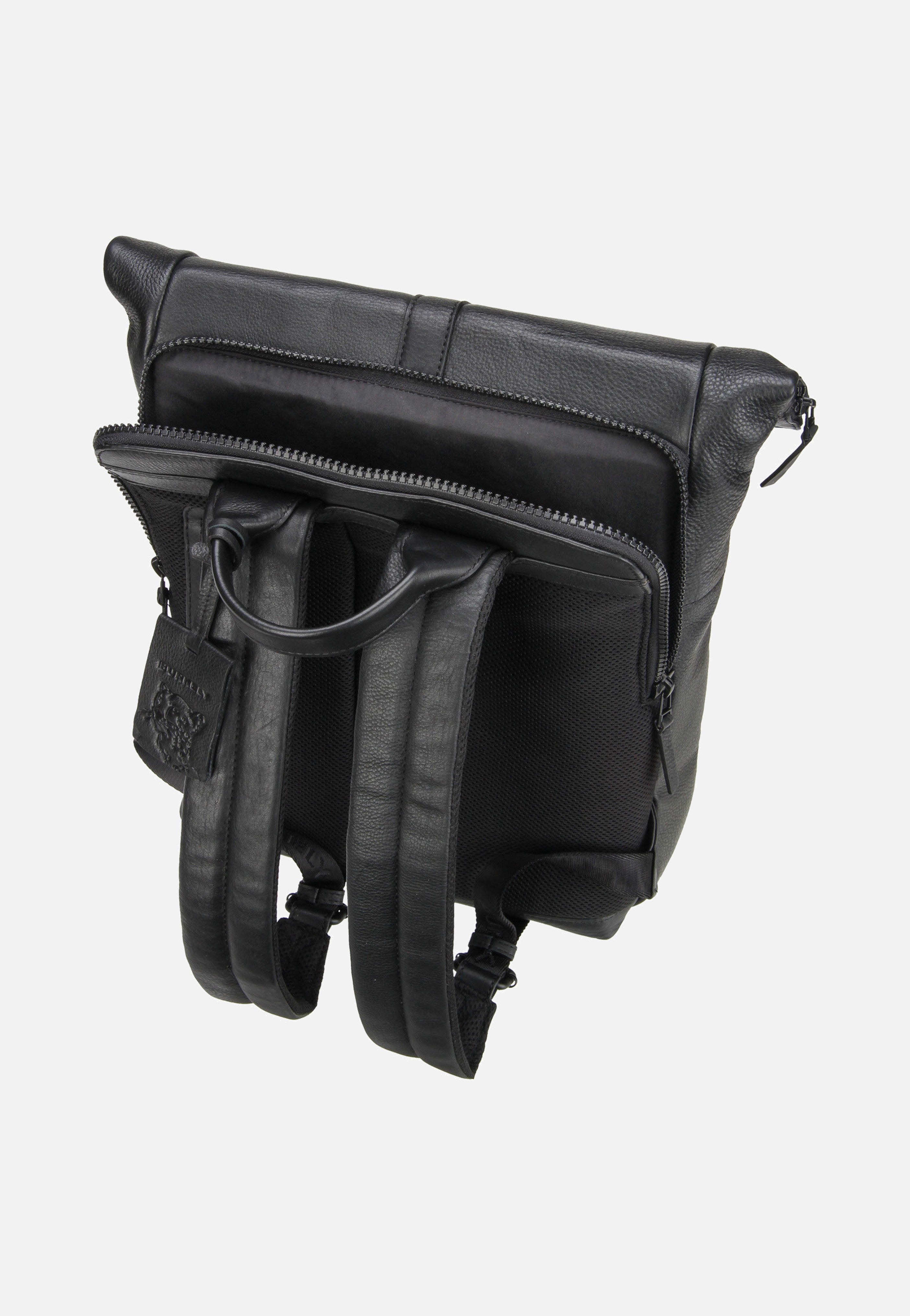 Minimal Mason 1000805 Black - Rolltop Rucksack
