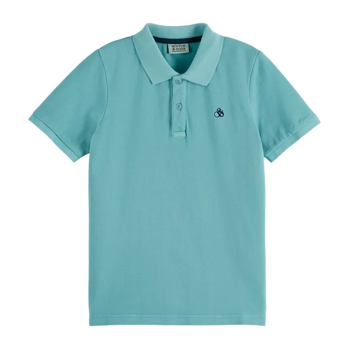Scotch & Soda Garment-dyed Pique Polo Junior